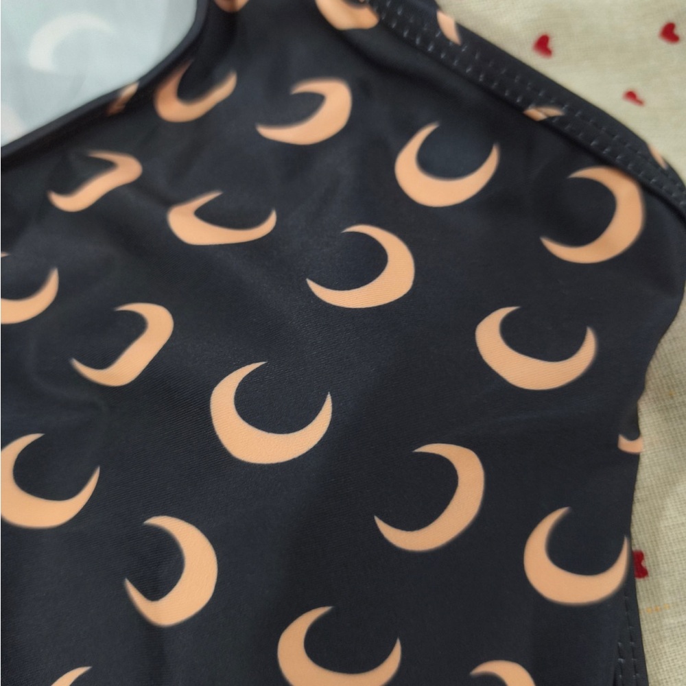 Marine Serre Navy Crescent Moon One-Piece Swimsuit - Picture 3 of 7